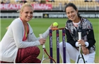 Aegon Classic tennis stars play cricket